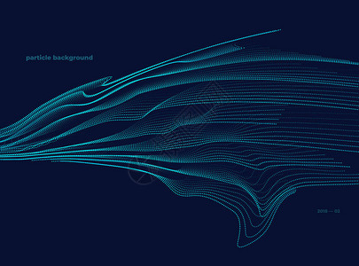 粒子虚线矢量背景背景图片