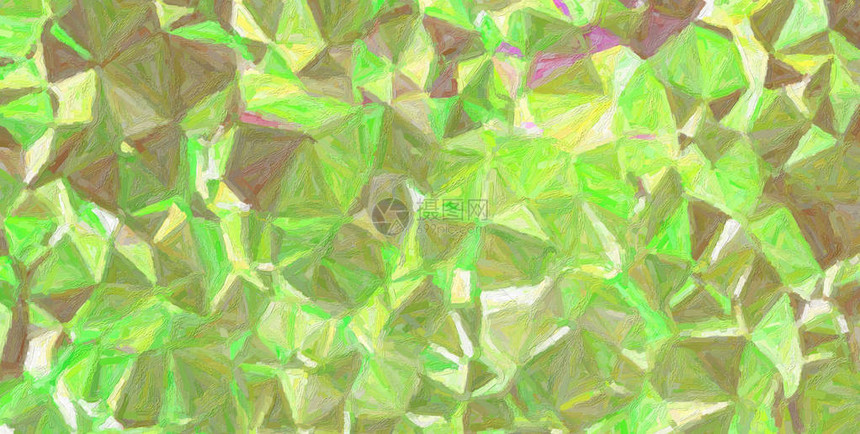 绿色棕色和紫色的伊帕索涂料的精美抽象图解图片