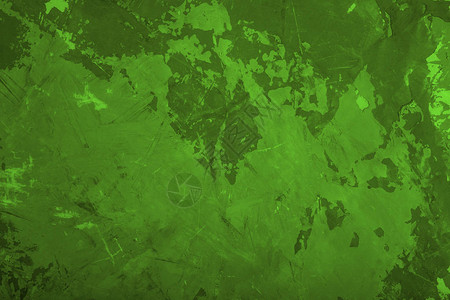 抽象垃圾墙纹理背景绿色彩绘水泥背景图片