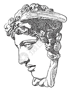 在希腊神话中是一个凡人的女人背景图片