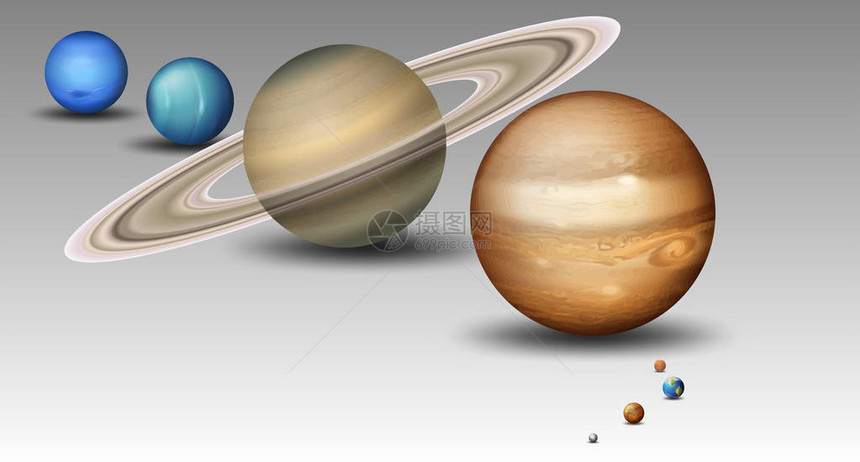 太阳系行星图集图片