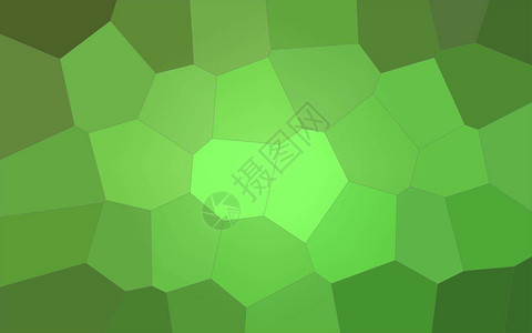 绿色柔和巨型六边形背景的插图背景图片