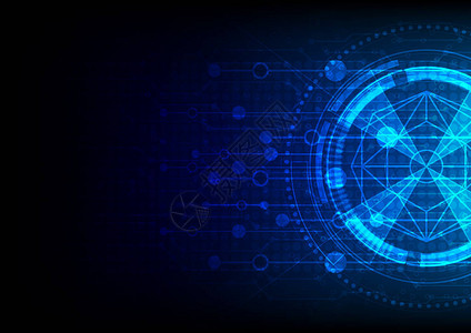 抽象数字通信技术矢量背景背景图片