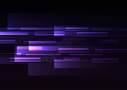 暗底背景几何层运动背景简单技术模板矢量插图中的紫相图片