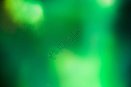 在新鲜的绿色背景的抽象发光的图片