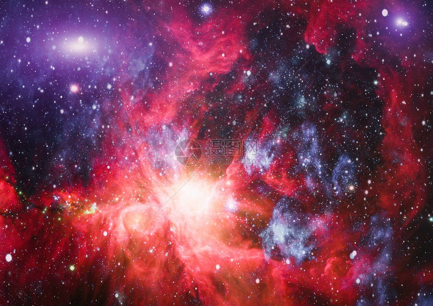 远离地球许多光年的深空恒星场该图像由美国航天图片
