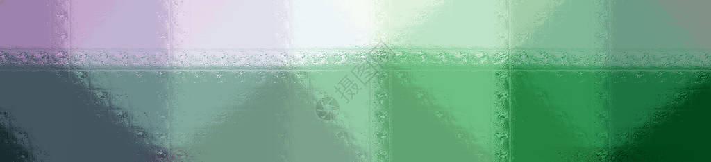抽象的绿色和紫色玻璃窗块图片