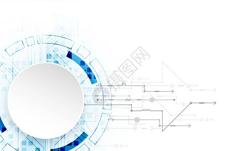 明亮的技术背景你商业概念的创意想法是图片