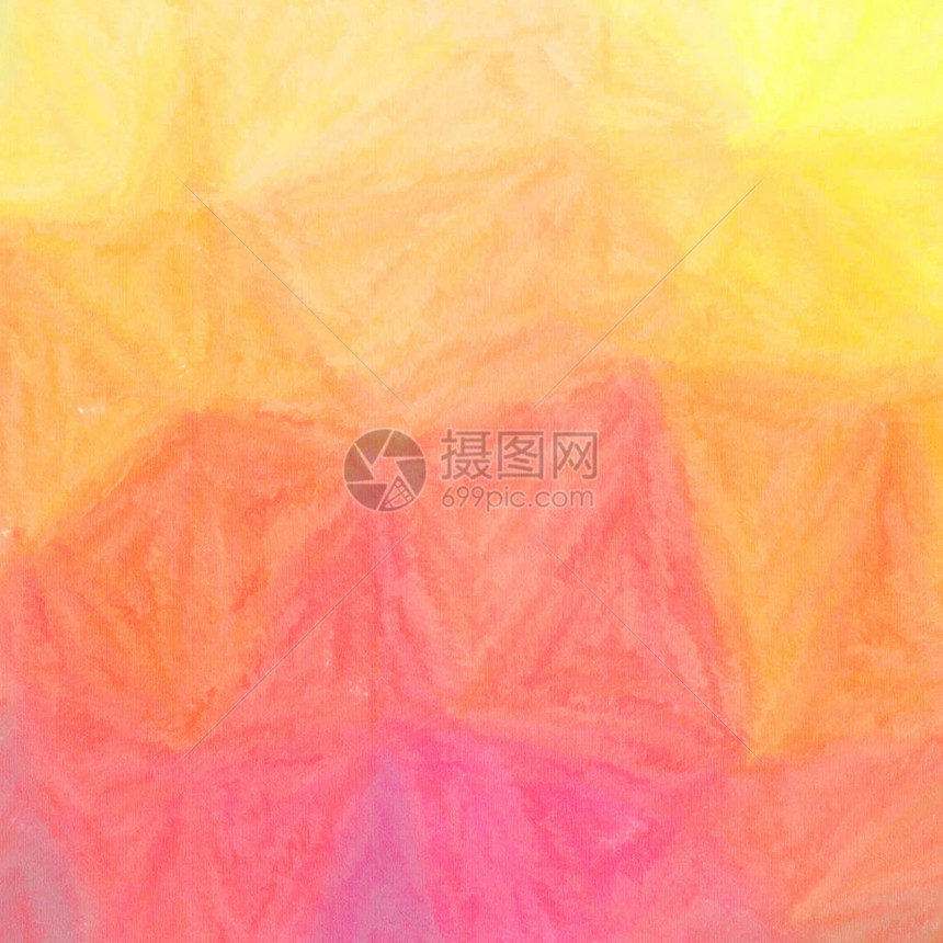 抽象的橙色蜡笔广场背景插图OrangeWaxCrayonS图片