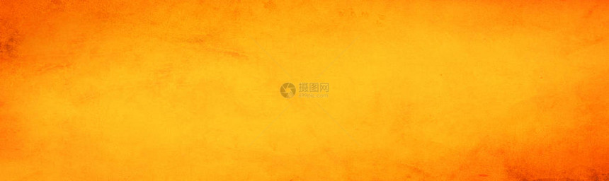 水平黄色和橙色红树林纹理水泥或混凝土墙横图片