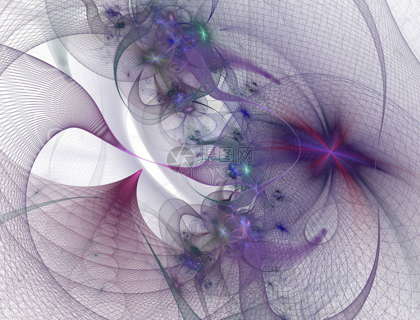 抽象网格虫洞空间中的未来派3d门户线框隧道幻想插图扭曲的全息珍珠霓虹网图像图片