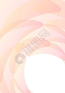 面橙粉红花瓣抽象背景曲线层多色透明背景图片