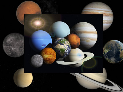太阳系的行星图片