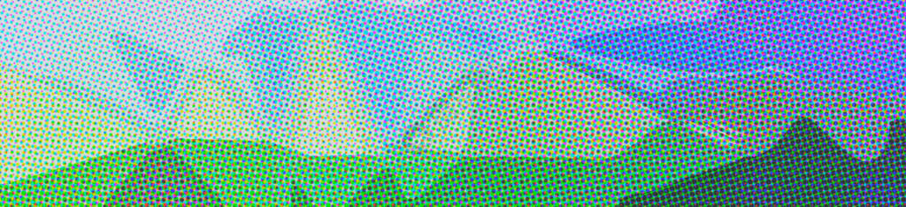 抽象的蓝色绿色和紫绿点Bann背景图片