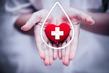 提供红心帮助献血医院或医疗保健概念请查看InfoFin图片