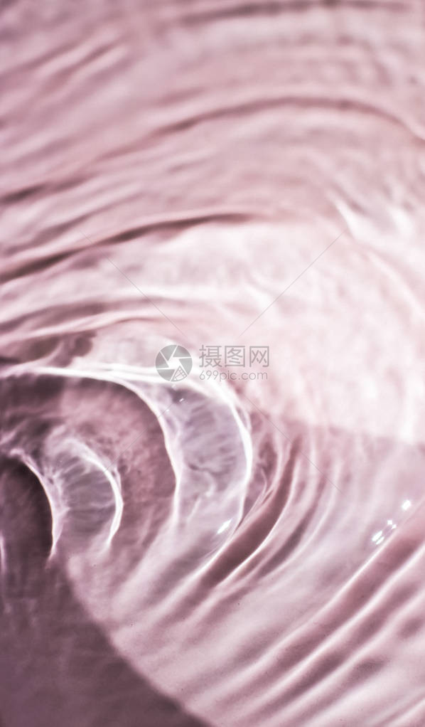 粉色流水纹理作为抽象背景多彩液体和创造设计概念图片