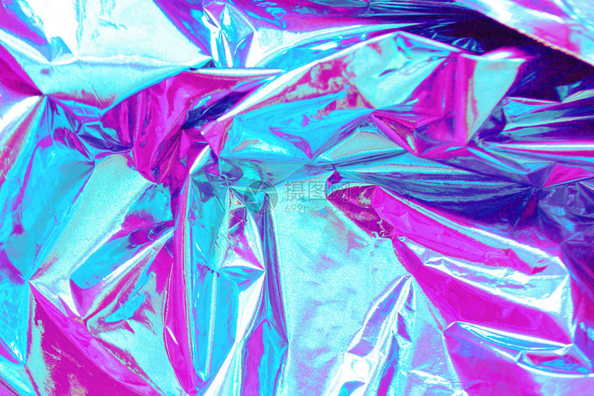 80年代风格的抽象现代明亮彩色全息背景合成波蒸汽波风格Retrowave图片