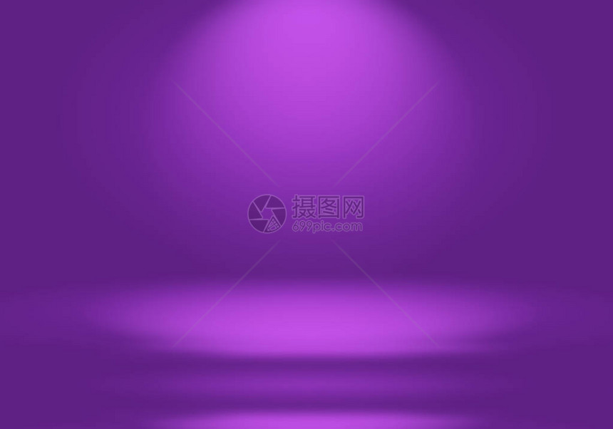 工作室背景概念产品的抽象空光渐变紫图片