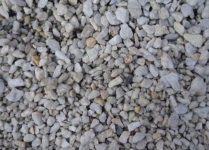 花园装饰的白色小石块近身碎石背景抽象图片