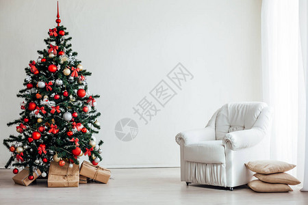 圣诞树圣诞装饰礼物图片