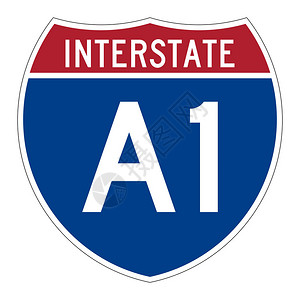 阿拉斯加州际公路A1路标图片