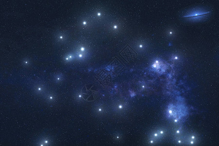 美斯乐山外层空间的奥菲丘斯星座群Zodiac信号Ophiuchus星群体该图像的要素由美插画