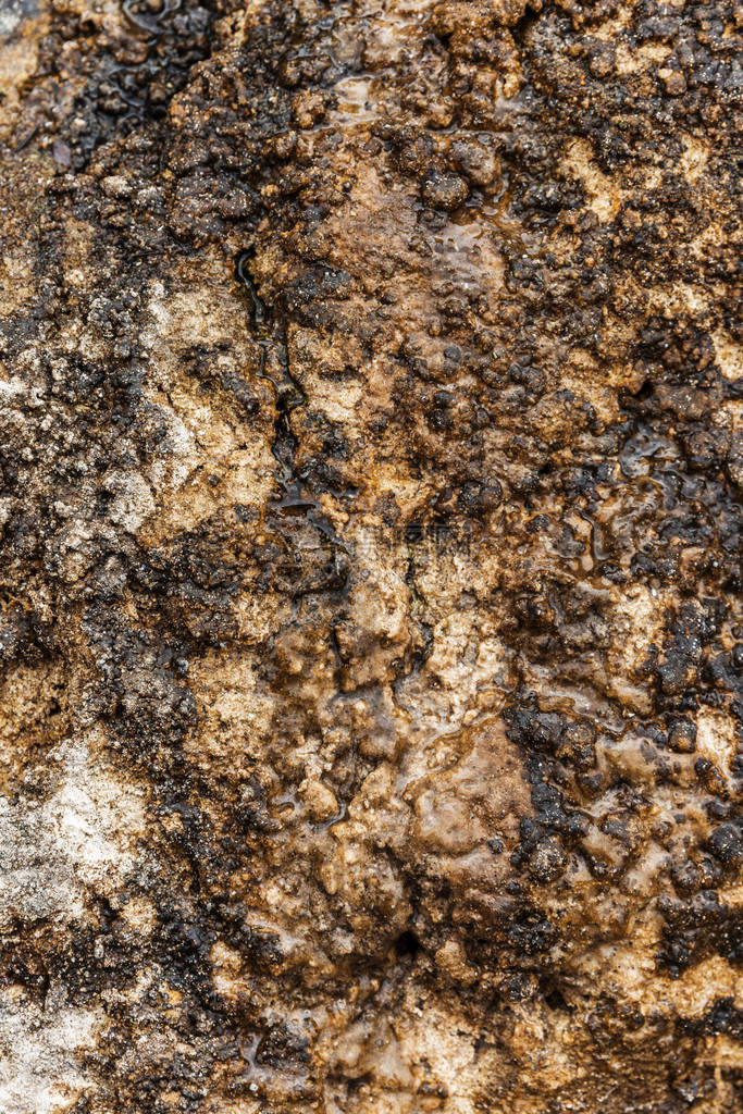 海洋岩质腐蚀的抽象图片