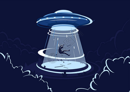 ufo飞碟绑架不明飞图片