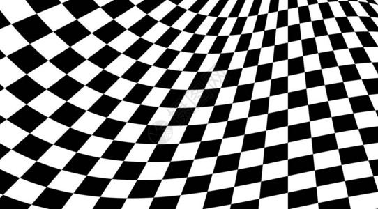 抽象黑白方块错觉背景图片
