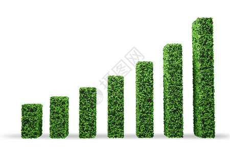 绿色生态增长概念图片