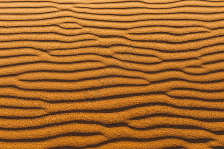 金帐汗沙丘的橙色纹理抽象形状背景阴影和阳光插画