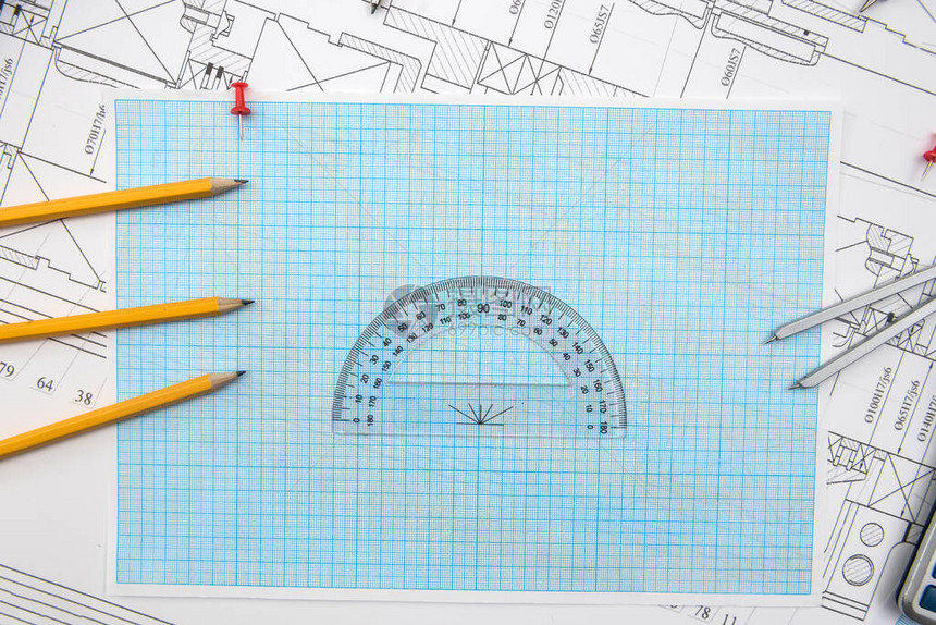技术图画图表纸和工具图片