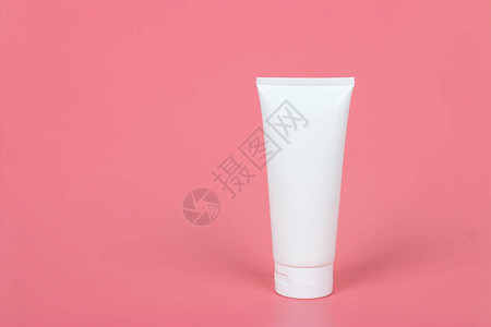 化妆品产广告海报模板化妆品美容模型奶油管包装洗发水或沐图片