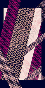 抽象围巾几何现代设计图片
