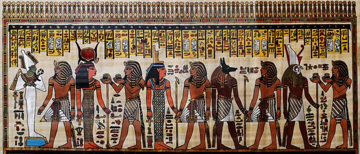 古埃及的景象和神话有法老和神灵图片