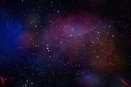 西格纳吉宇宙无尽的美丽满载着星木制艺术插画