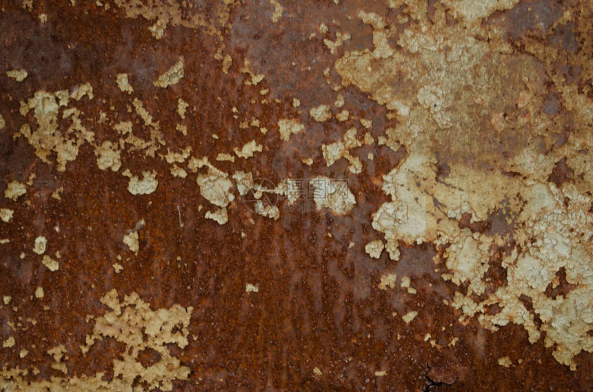 锈蚀和氧化的背景旧铁板金属板上有红色棕色和黑色的锈迹Grunge生锈的金属抽象纹理生锈的金属墙生锈的金属图片