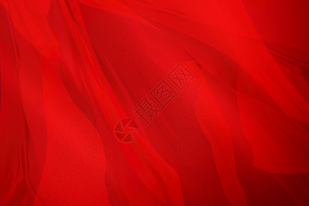 红色绸缎背景背景图片