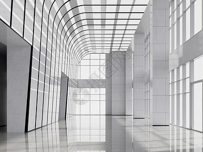 3D大气光影几何建筑空间图片