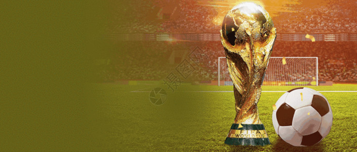 体育场号角卡塔尔世界杯公众号封面配图GIF高清图片