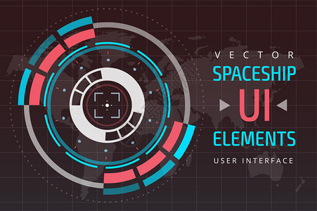 UI设计官网UIhud信息图表界面web元素未来空间薄HUD用户界面Web界面元素UI元素UI设计UI矢量图标目标导航界面hu设计图片