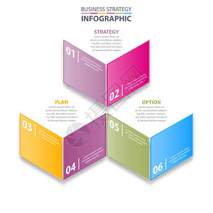 业务信息图表战略设计元素模板怡乐思背景图片