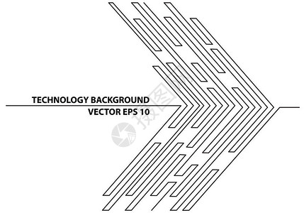 抽象黑线箭头电路未来技术网络互联网图形设背景图片