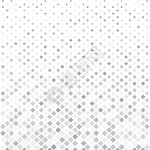 星罗棋布抽象半色调灰色方形图案背景矢量现代插画