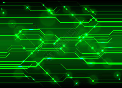 高科技电路板背景技术绿色电路abs背景图片