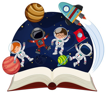 关于天文学与宇航员和行星的书图片