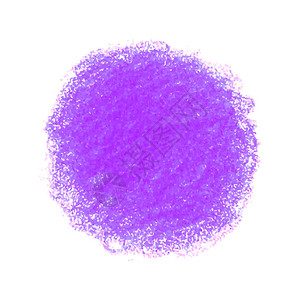 白色背景上的紫色蜡笔涂鸦纹理污点图片