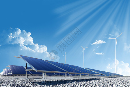 风电光伏新能源动力发电设计图片