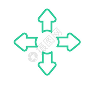 7素材绿色指向箭头svg图标元素7gif动图高清图片