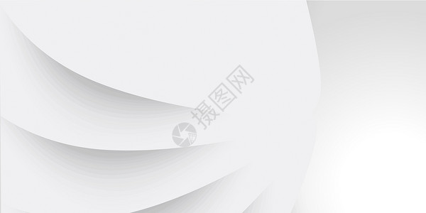 莫兰迪PPT白色曲线背景设计图片